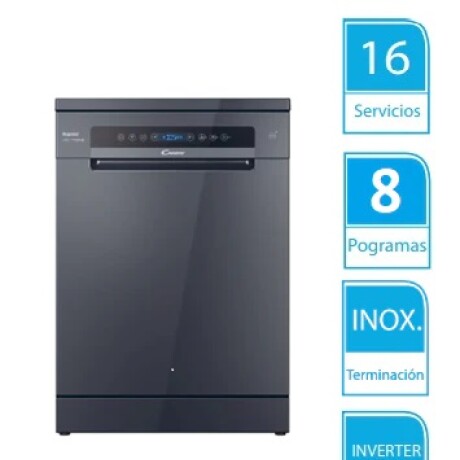 Lavavajilla Candy Rapidó Inverter Cf 6D4F0A 16 Servicios 001