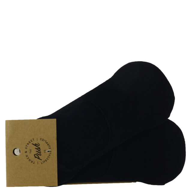 Medias de Hombre Push Media pack x2 solido black / white Negro