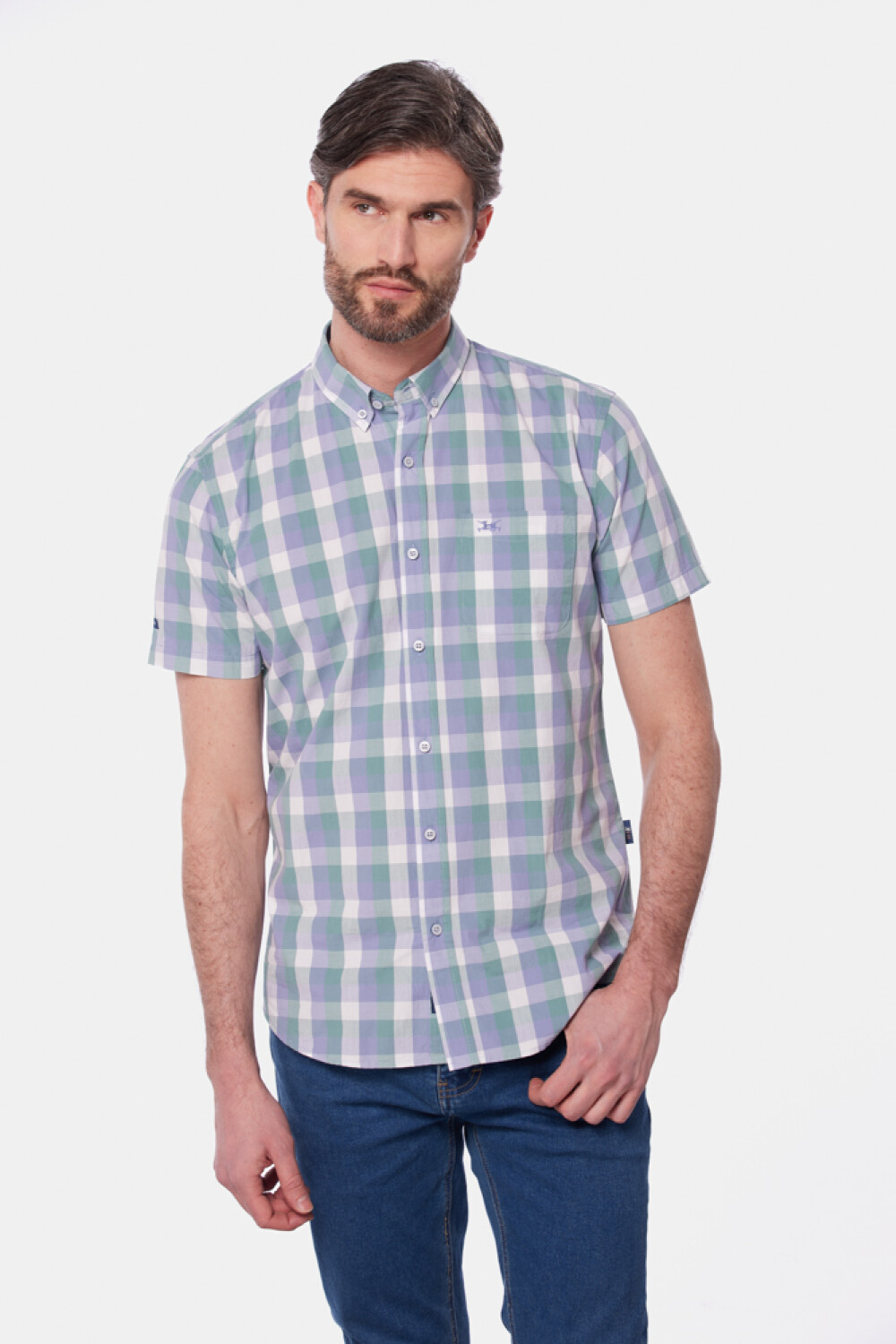 CAMISA A CUADROS Verde