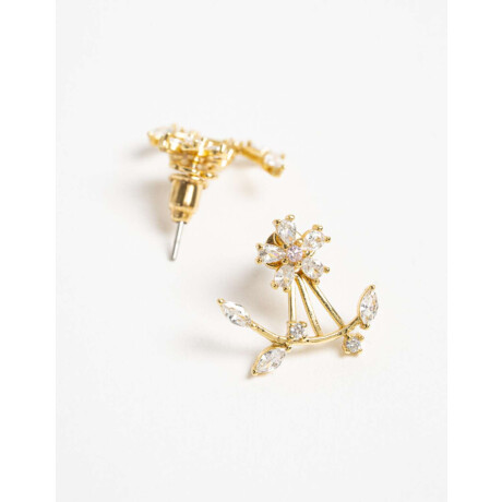 Aros Pasantes Con Dijes Dorado