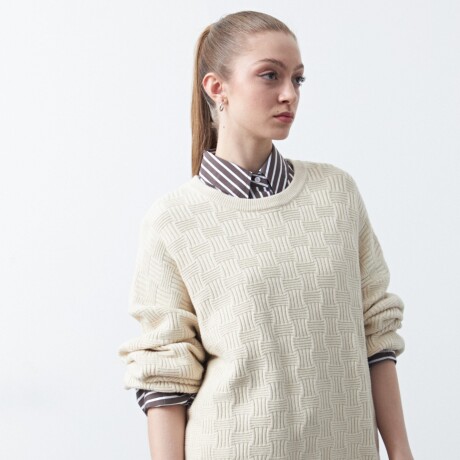SWEATER CHESS Crudo