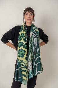 PAÑUELO MULTI PRINT Verde