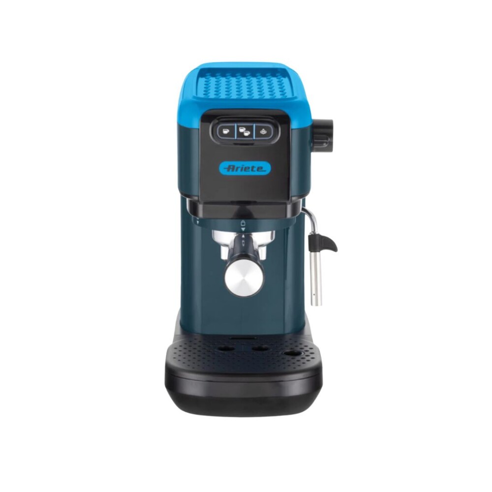 Cafetera Espresso - 15 Bares 1300W - con Espumador - Ariete Azul