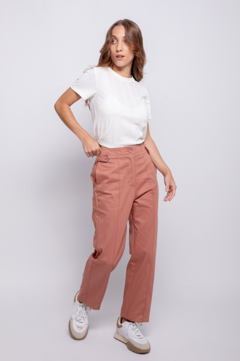 PANTALÓN LONTANA Beige Oscuro