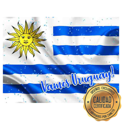 Lámina Uruguay Vamos Uruguay Rect.