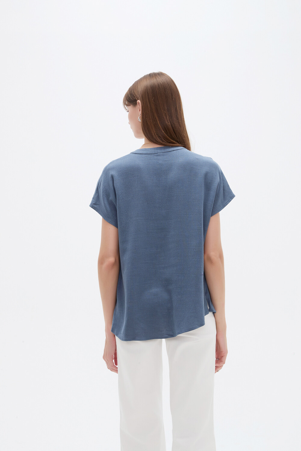 Blusa Limbani Azul Piedra