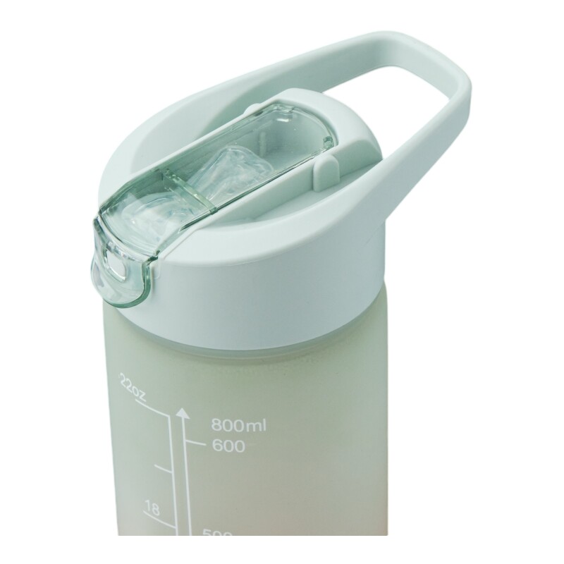 Botella Agua Motivacional 800 Ml Sin Color