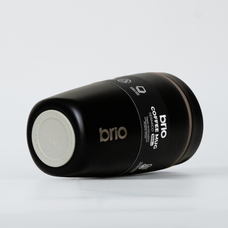 Vaso Térmico Brio Café Jarra Mug 350ml Acero Inoxidable Negro