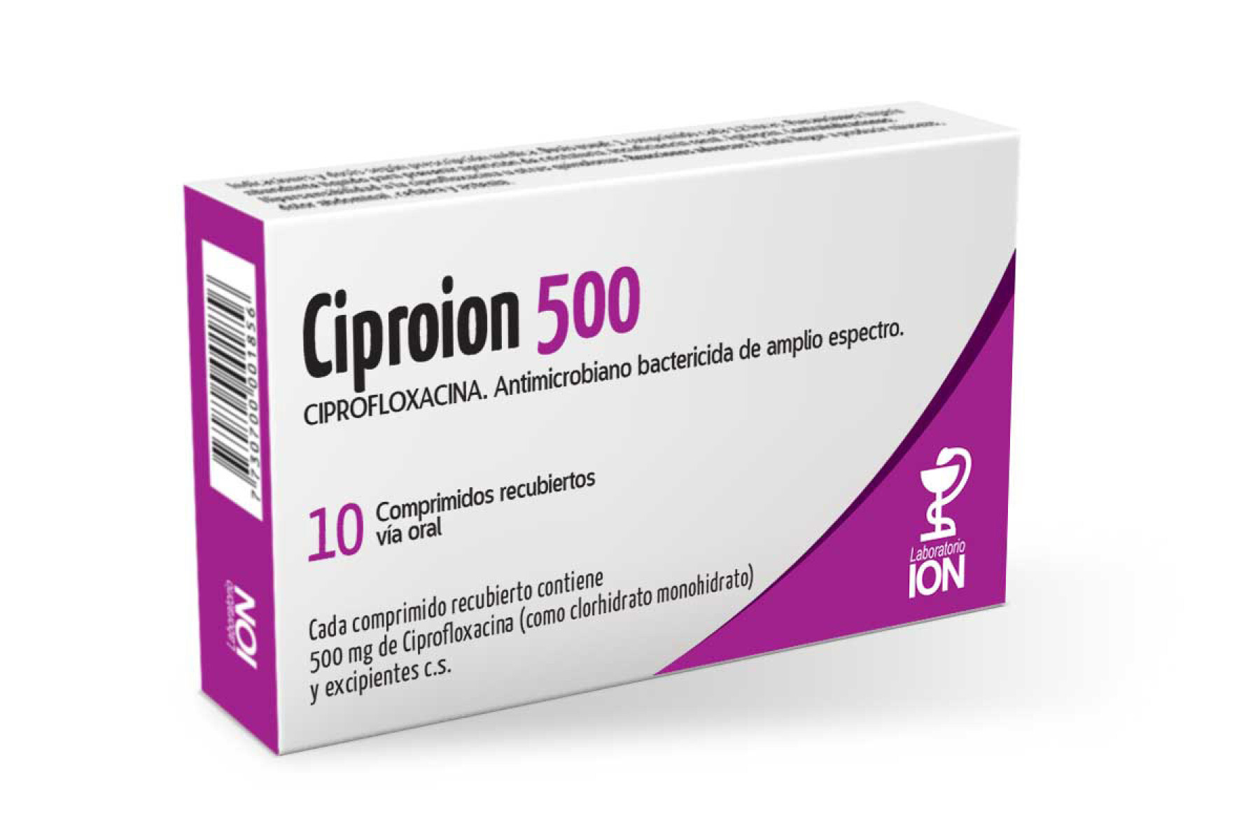 Cipro ION 500mg 10 Comprimidos 