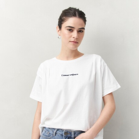 REMERA LIATRA Blanco
