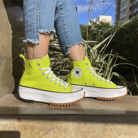 CONVERSE RUN STAR HIKE HI Lime