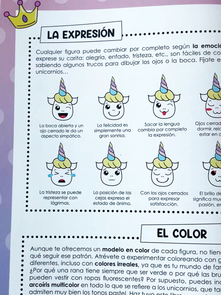 LIBRO UNICORNIOS Y CRIATURAS MAGICAS MULTICOLOR
