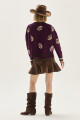 Sweater Charm Bordo