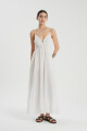 VESTIDO LARGO SINDI Off White