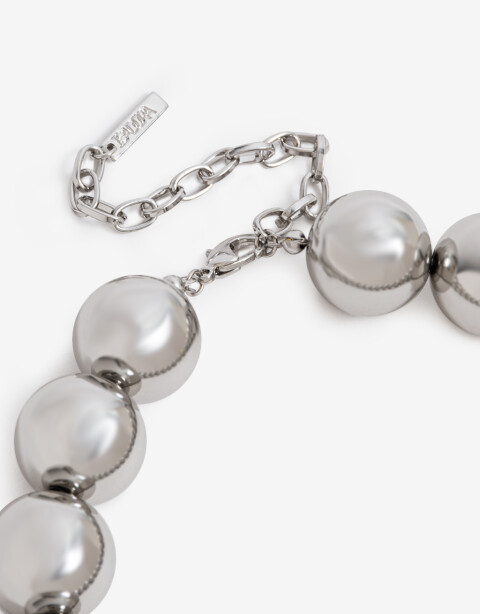 Collares Cortos Metal Collares Cortos, Metal Balls - Plateado Rodio