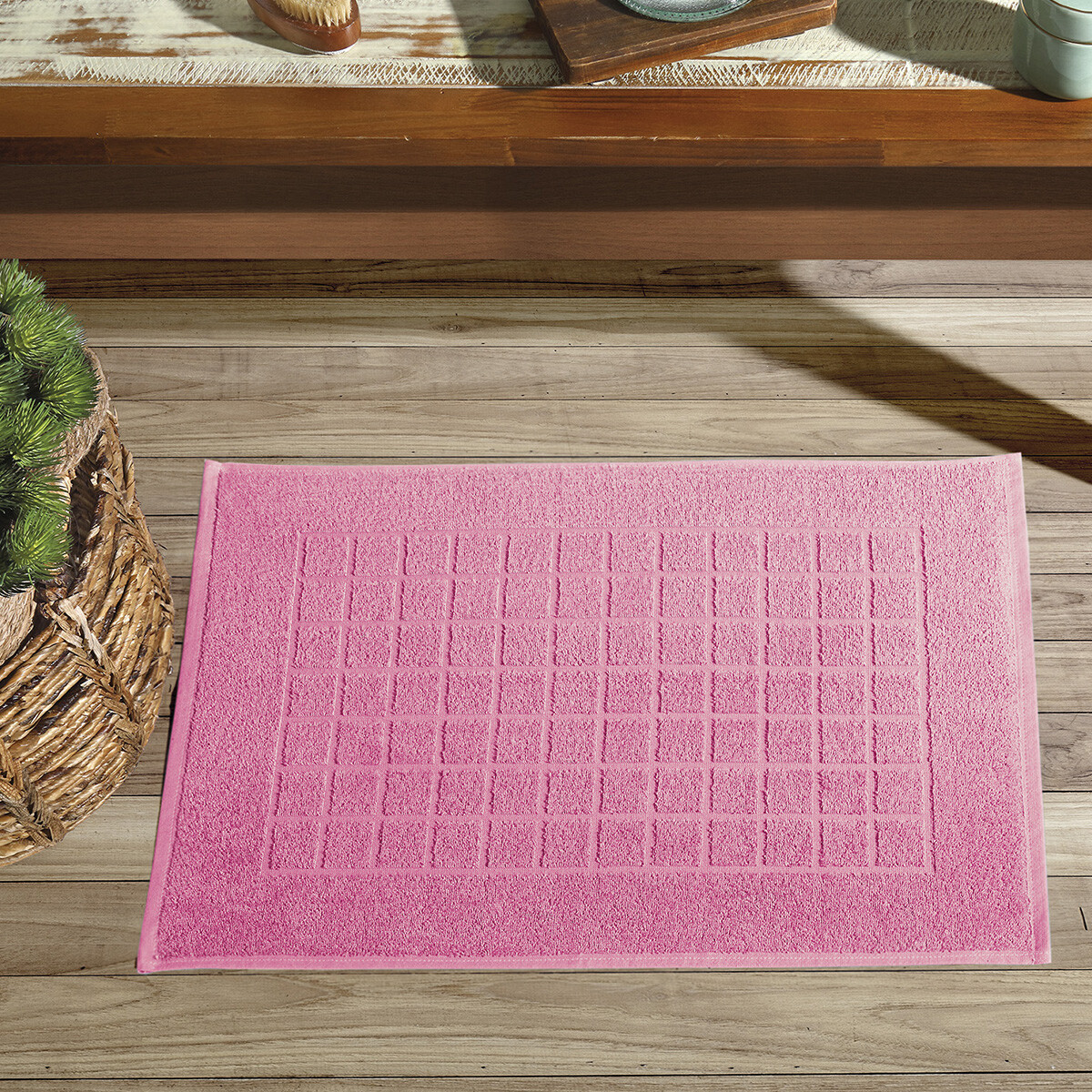 Toalla Piso Royal Dohler 100% Algodón 50 x 70 cm - ROSA 