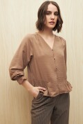 CAMISA BRISA Marron