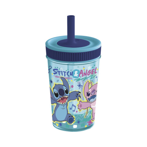 Vaso con Pajita Leak Proof Stitch 420 ml U