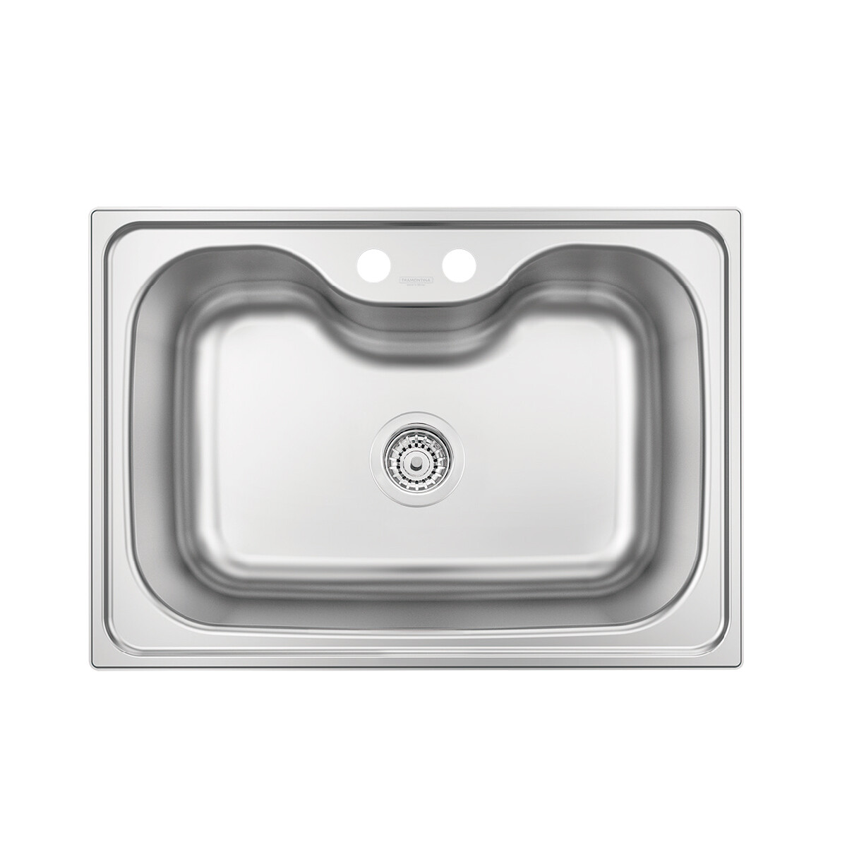Pileta De Cocina Acero Inoxidable 48.5X68.5Cm Simple Sin Accesorios Modelo Morgana Tramontina 