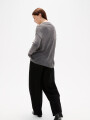 Sweater Dapa Gris Melange Oscuro