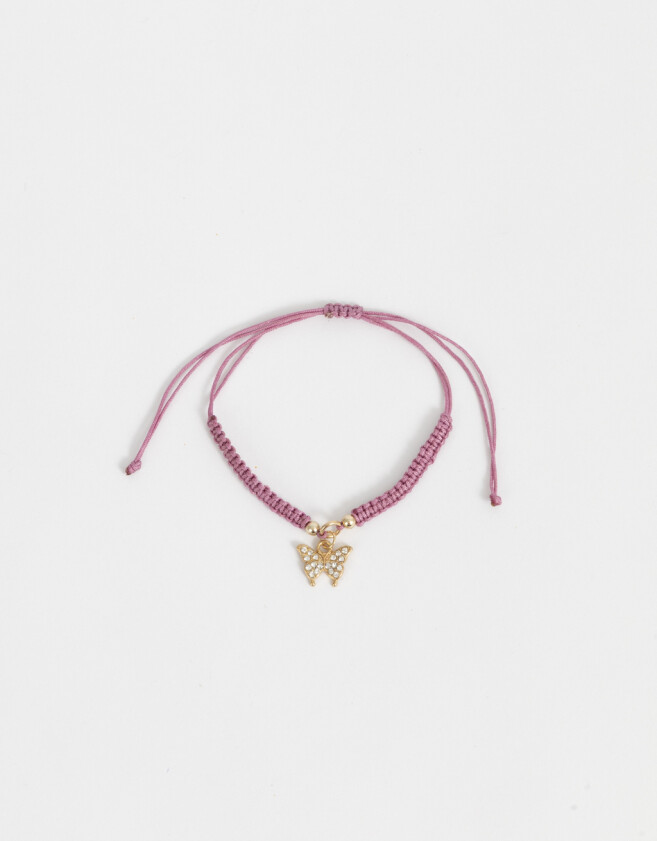 Pulseras Flexibles Con Mariposas Pulsera Flexible Con Mariposa - Dorado