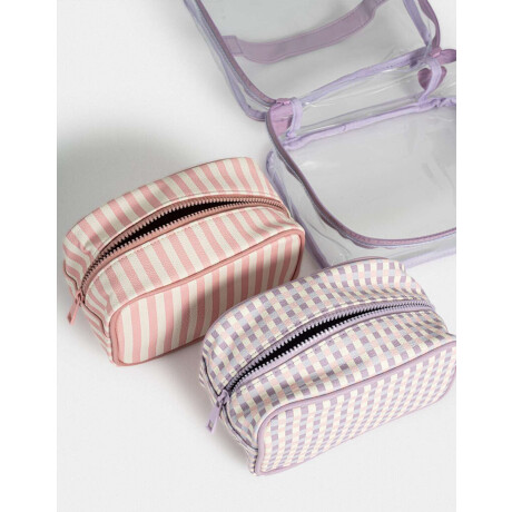 Set De Portacosméticos Estampado Geometrico