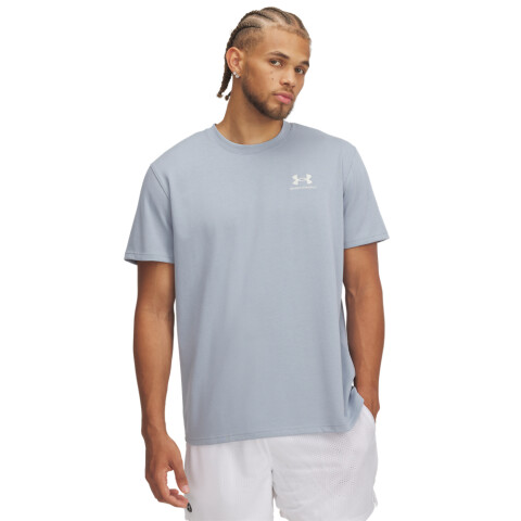 UA M LOGO EMB HEAVYWEIGHT SS-BLU GRN-348