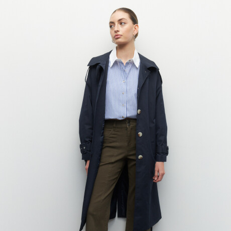 TRENCH CRANNY Azul Marino