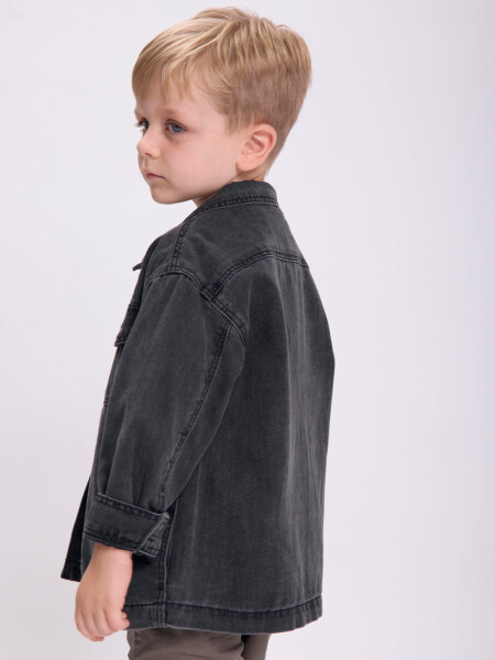 Camisa jean Gris Oscuro
