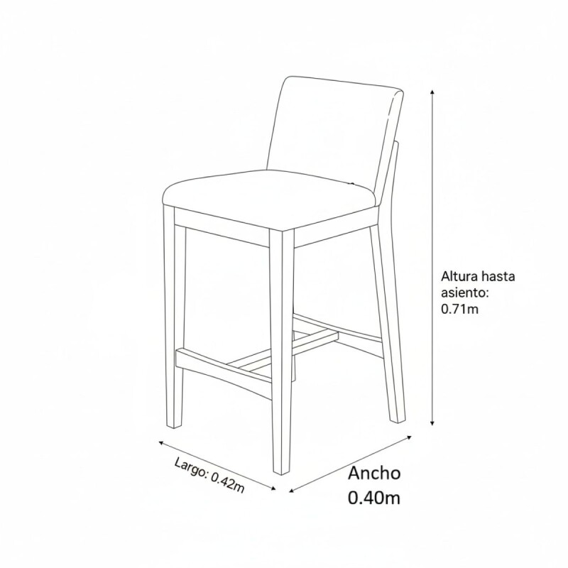 BANQUETA 002 - CREMA 305532 (CD) Unica