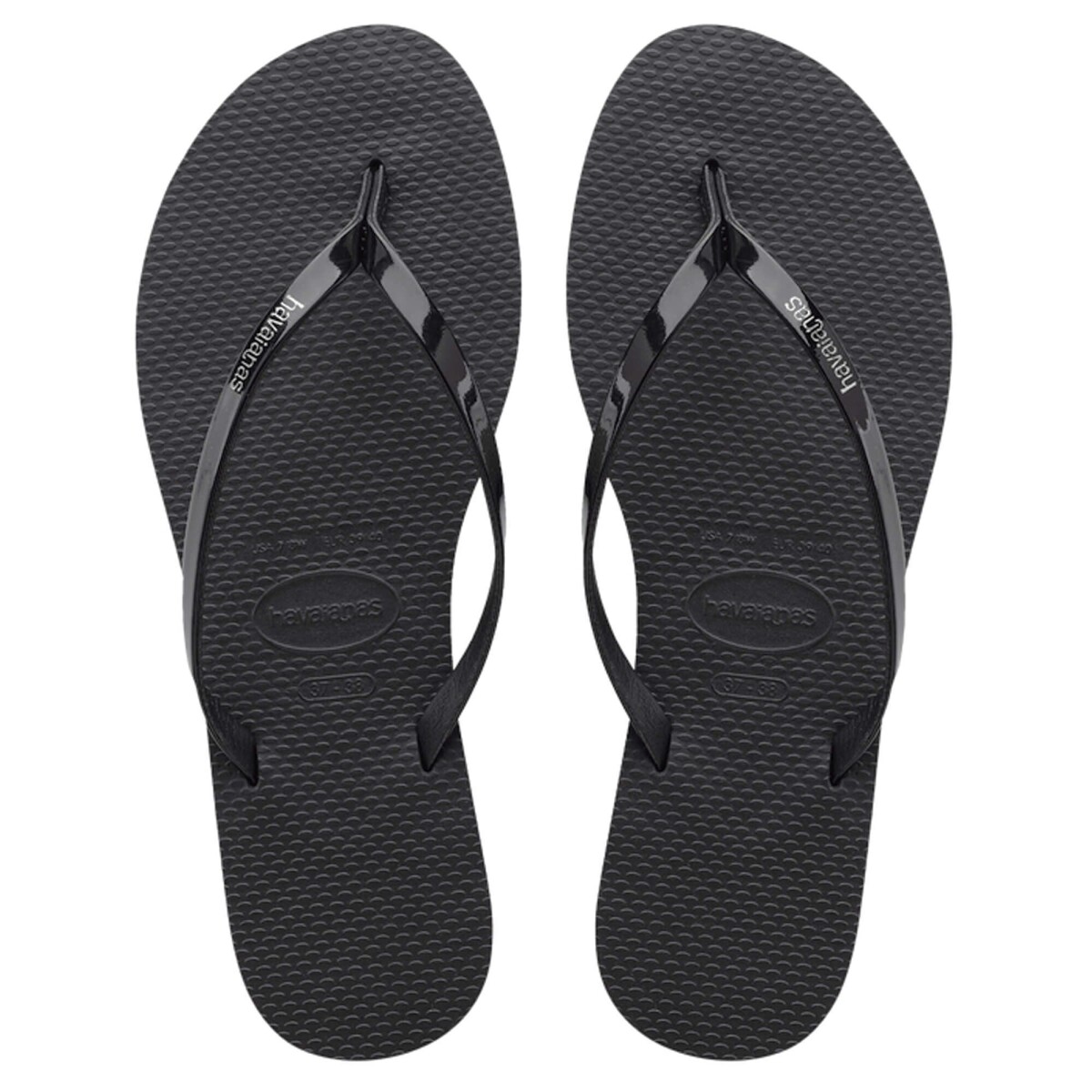 Sandalias de Mujer Havaianas You Metalic - Negro 