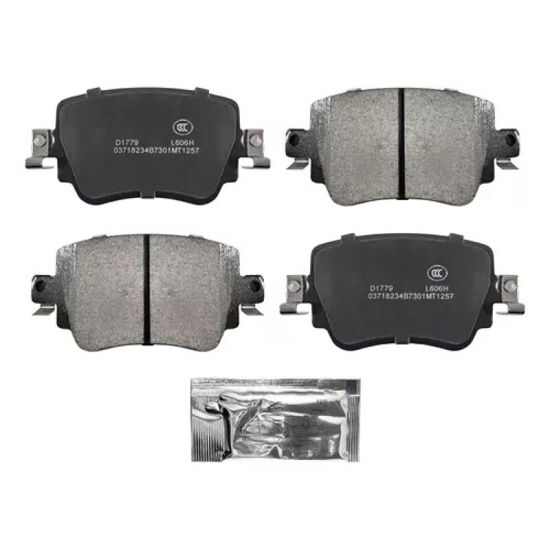 JUEGO DE PASTILLAS DE FRENO DELANTERAS GOLF 7 / TIGUAN 1.4 CERAMICAS Juego De Pastillas De Freno Delanteras Golf 7 / Tiguan 1.4 Ceramicas