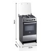 Cocina Gas Indurama Bilbao Spazio C/ Grill Electr Cocina Gas Indurama Bilbao Spazio C/ Grill Electr