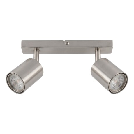 AASOL20 Luminaria de Techo Leticia Doble Plateado
