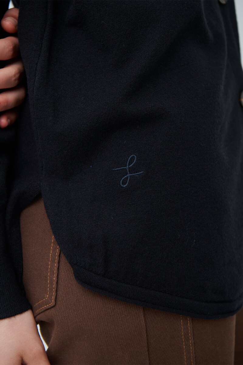 CARDIGAN LONG NEGRO