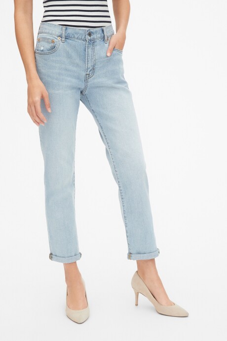 Jean Girlfriend Mujer Light Destroy