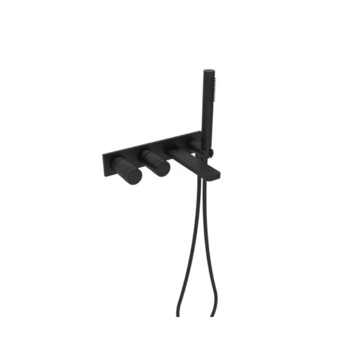 Griferia de Ducha Empotrada Black Línea Onix 