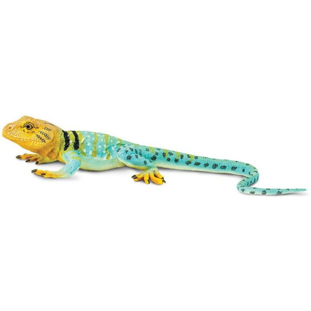 Lagarto Con Collar Safari Figura Muñeco Realista Niño Niña 