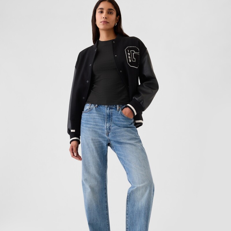 SS CLOSEKNIT CREW - 23 1/2 BLACK
