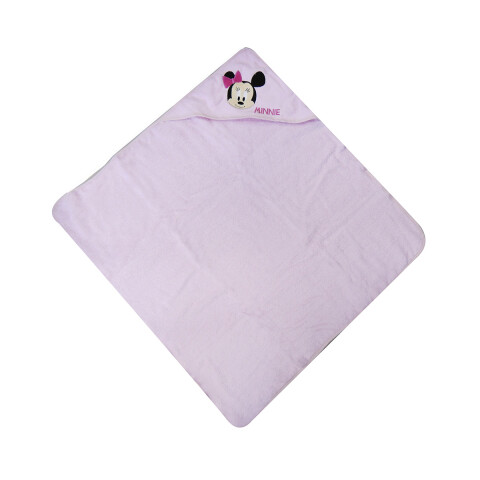 Toalla Capucha Bordada Minnie Algodón 70 x 70 cm U