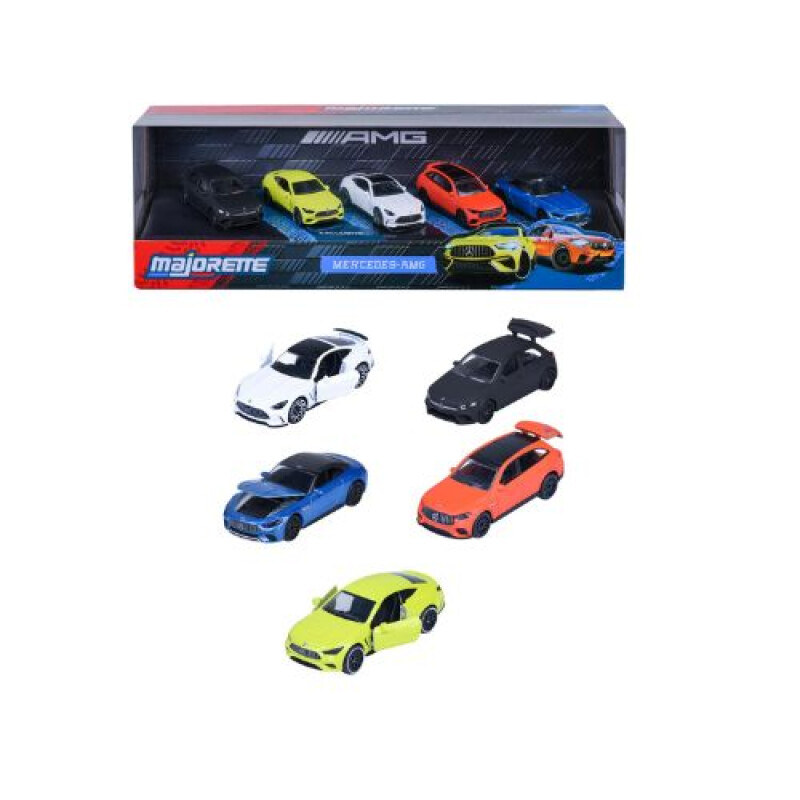 Majorette Mercedes Amg Pack x 5 Majorette Mercedes Amg Pack X 5