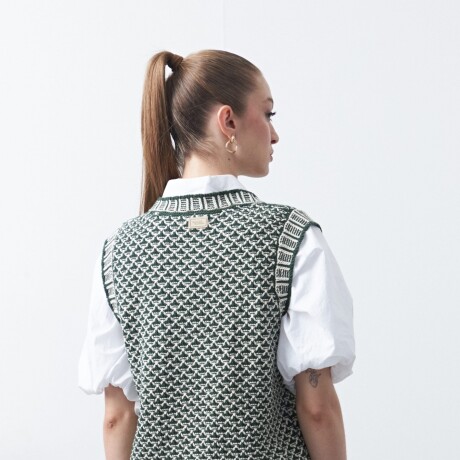 CHALECO ADELA Verde Botella