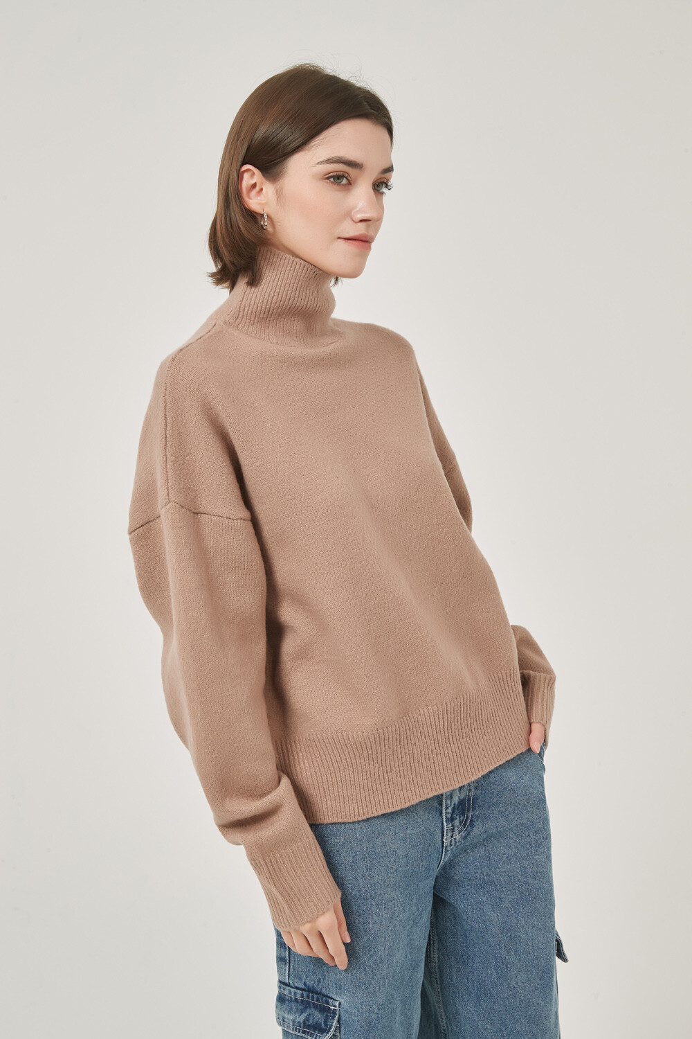 Sweater Kersa Taupe / Mink / Vison