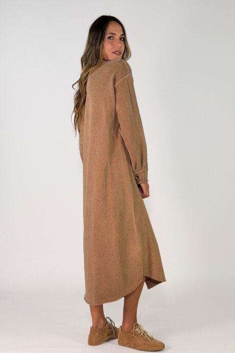 VESTIDO ALENYA Camel