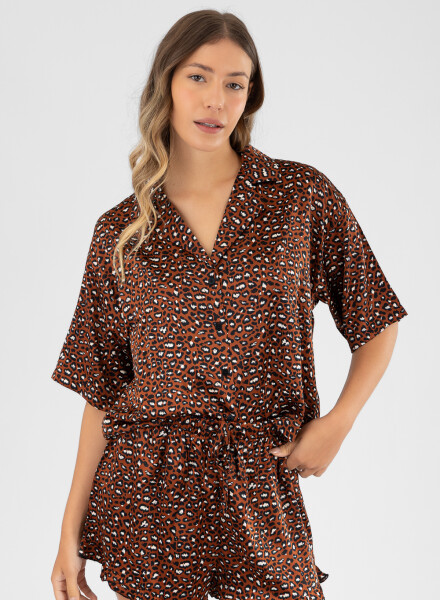 Animal dull short Animal print