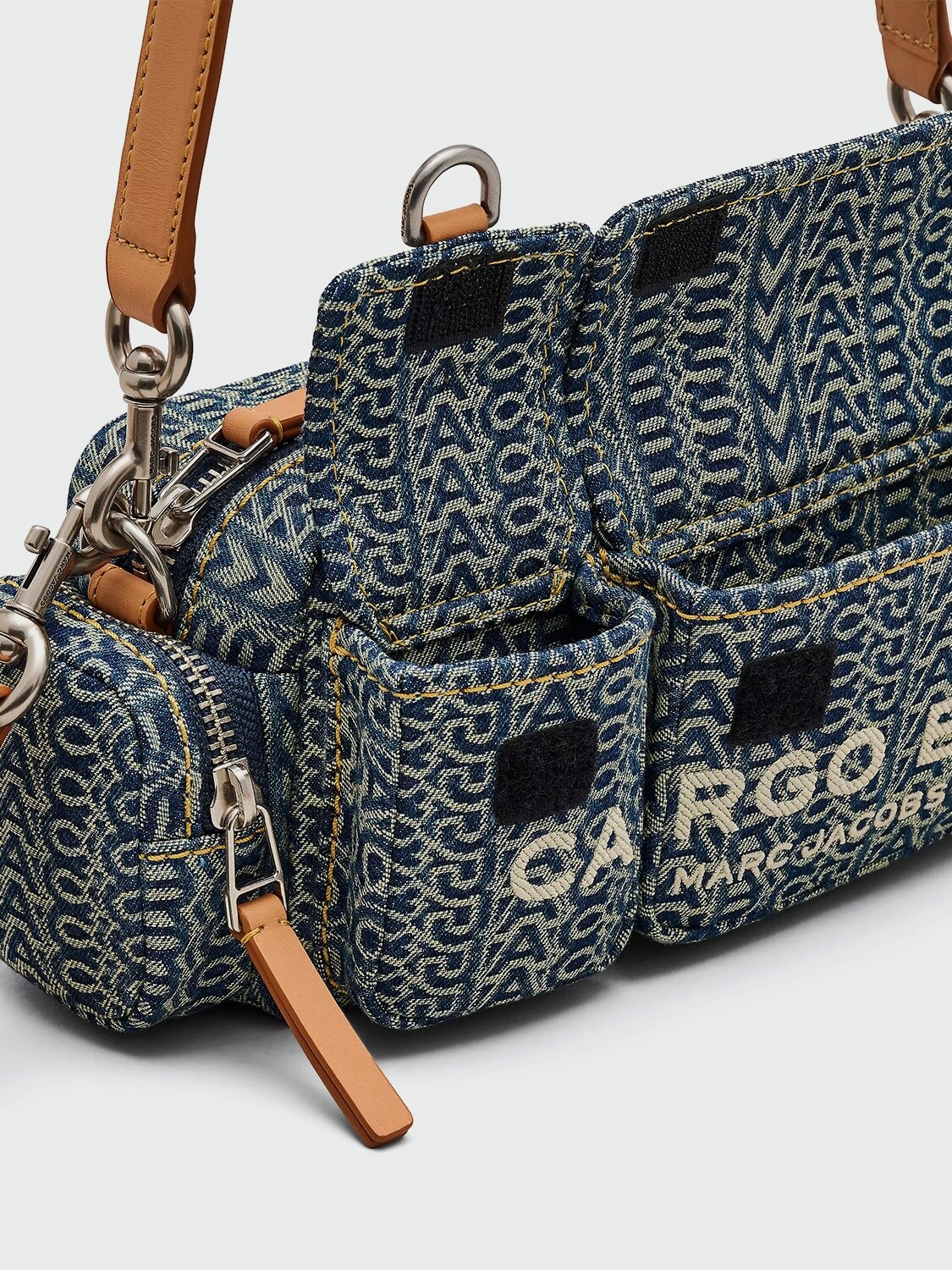 MARC JACOBS - THE CARGO MONOGRAM DENIM SHOULDER BAG Alta Automática
