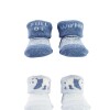 Pack x2 medias tipo escarpines CARTERS celeste