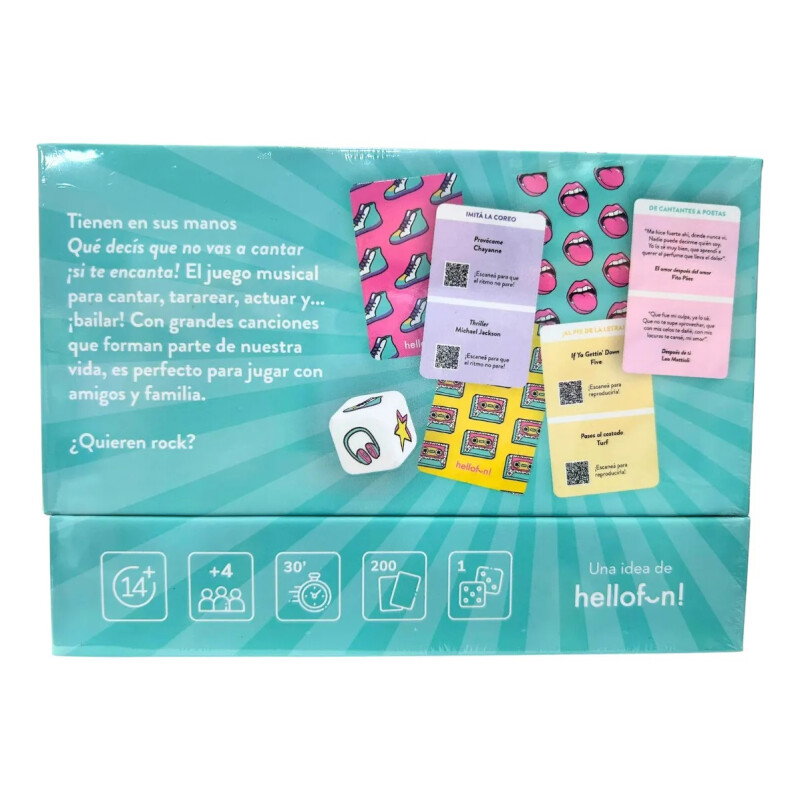 Juego De Mesa Cantar Si Te Encanta Toyco +14 años Juego De Mesa Cantar Si Te Encanta Toyco +14 años