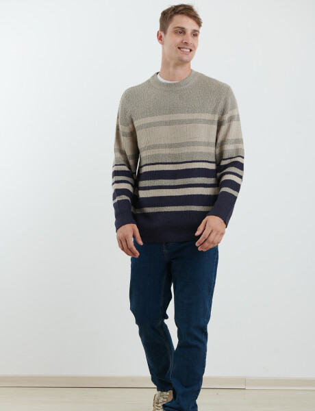 470344 SWEATER FERAUD Tostado