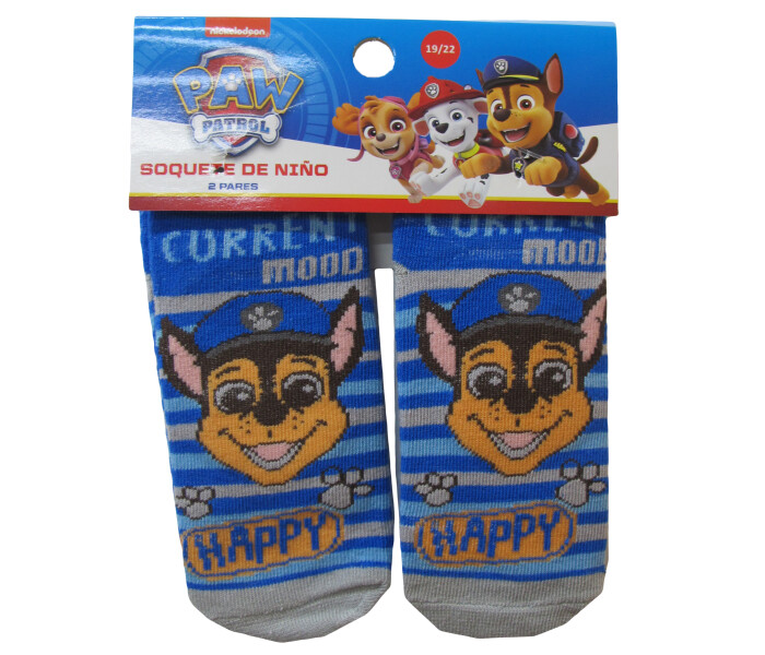 Medias x2 Paw Patrol Gris/Azul